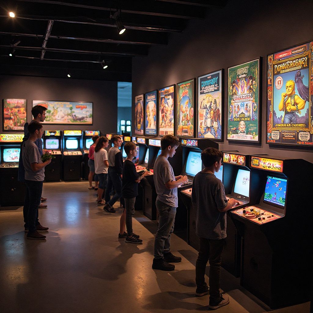 Public exhibition of gaming history
