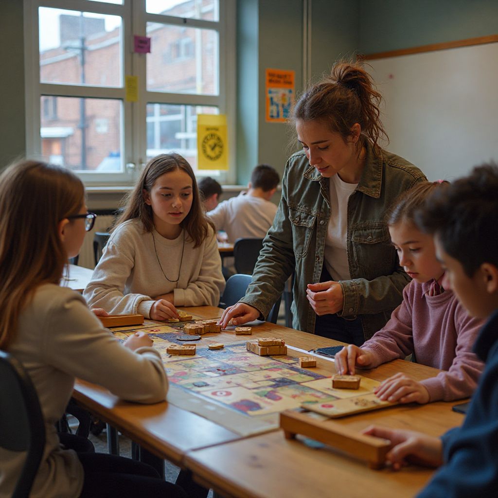 Educational workshop with students