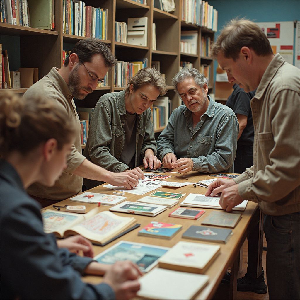 Volunteers working on game preservation